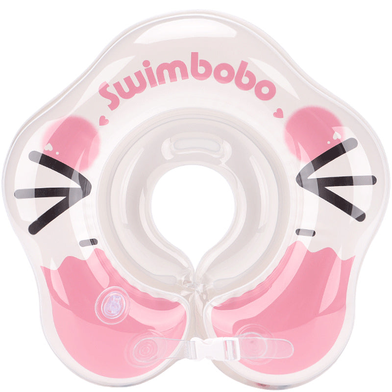 Achetez votre Baby Swimming Ring - Le meilleur anneau de natation pour bébé en 2023 | AOMshop Pink