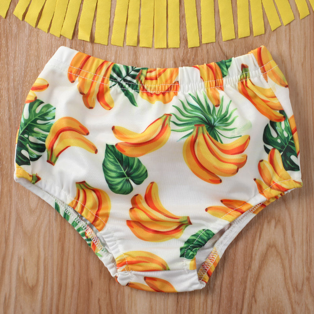 Achetez votre Banana Print Tassel Swimsuit pour Femmes | AOMshop