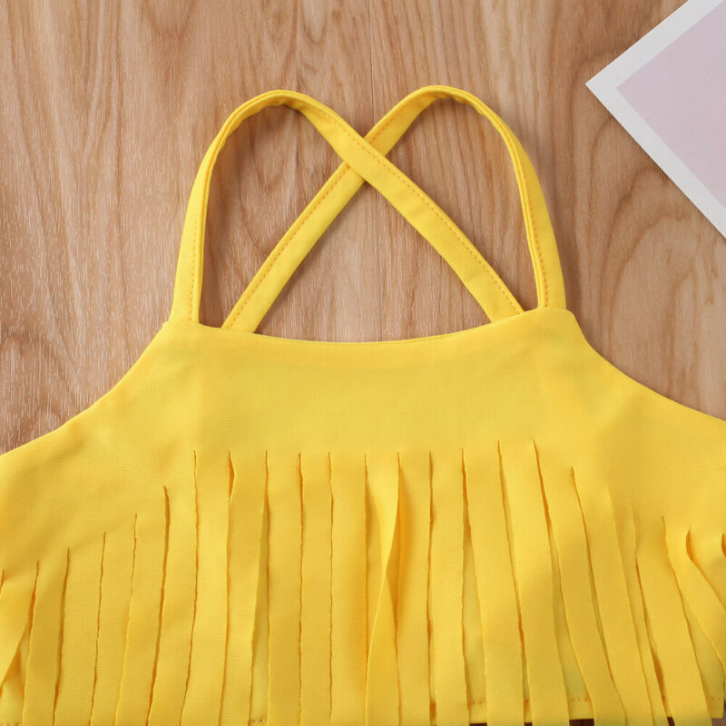 Achetez votre Banana Print Tassel Swimsuit pour Femmes | AOMshop
