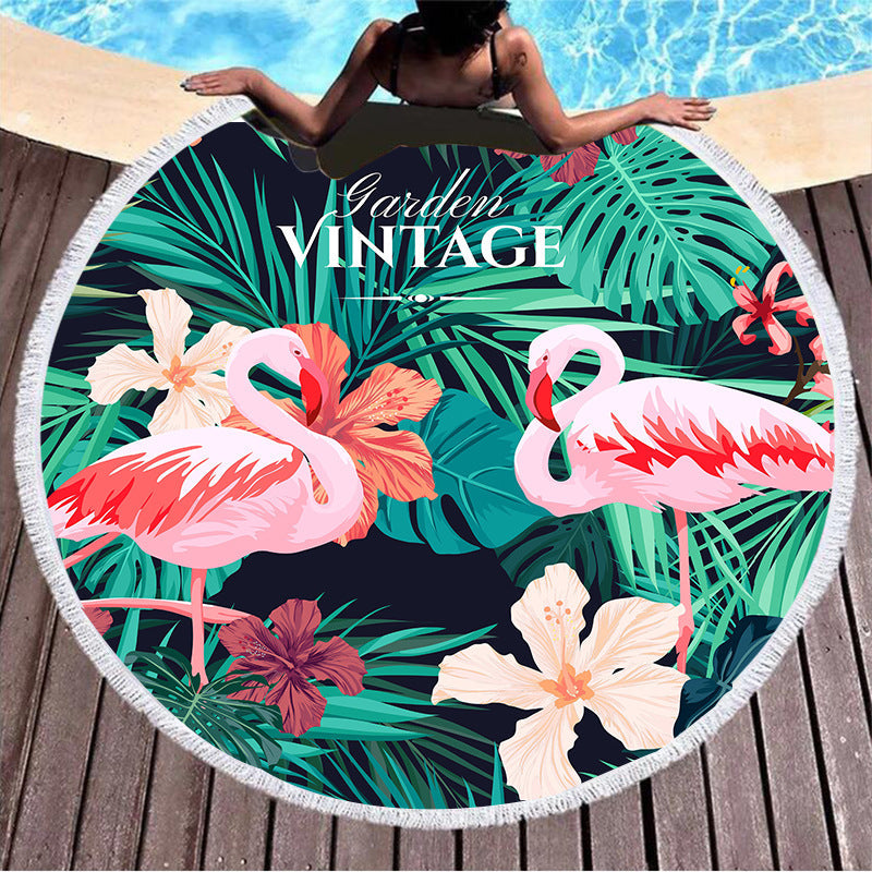 Achetez votre Round Printed Beach Towel sur AOMshop