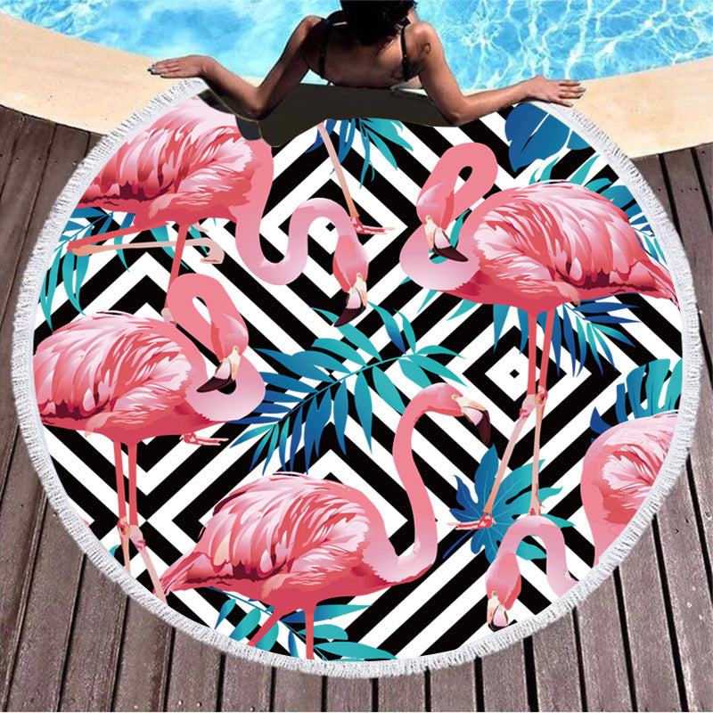 Achetez votre Round Printed Beach Towel sur AOMshop