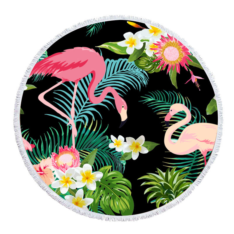 Achetez votre Round Printed Beach Towel sur AOMshop 7style 150cmx150cm