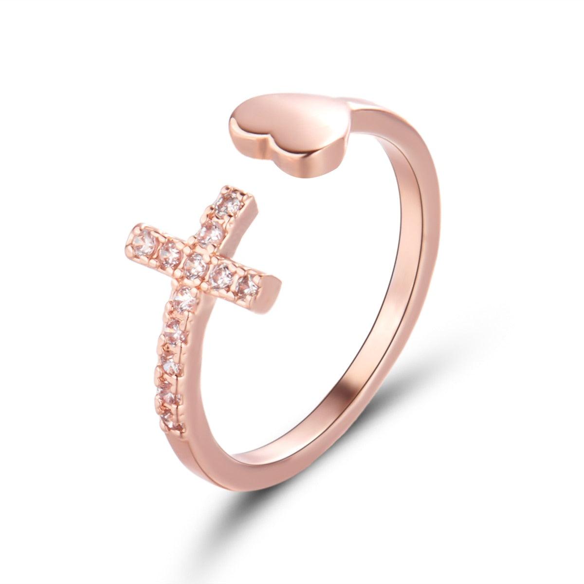 "Anneau Simple & Élégant avec Strass pour une touche de mode" RI17Y122M1