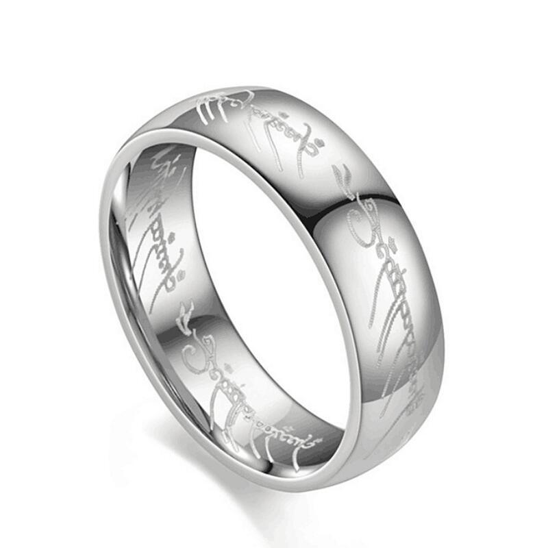 Bague Midi en acier titane Silver