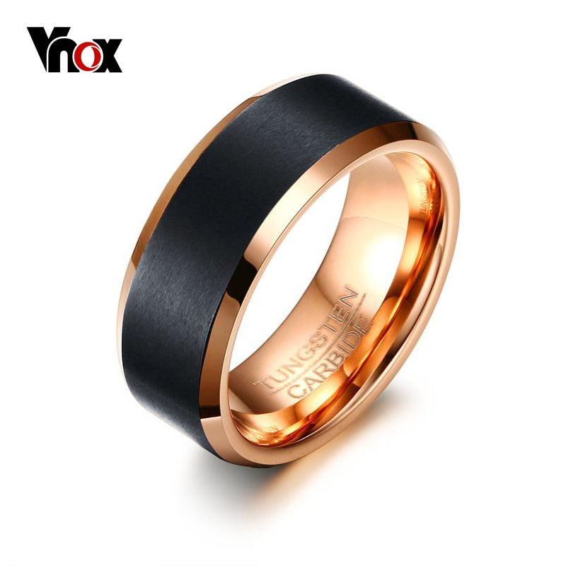 "Bague en carbure de tungstène pour homme Vnox