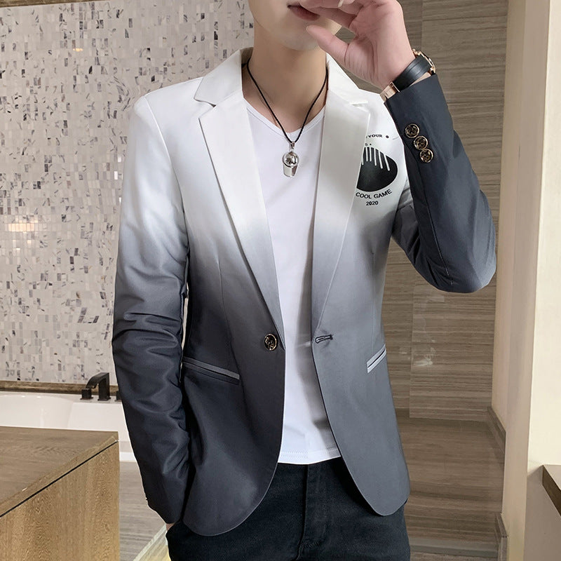 "Blazer Homme Nouvelle Veste de Costume Slim Fit Style Coréen Tendance Mode Masculine - AOMshop"