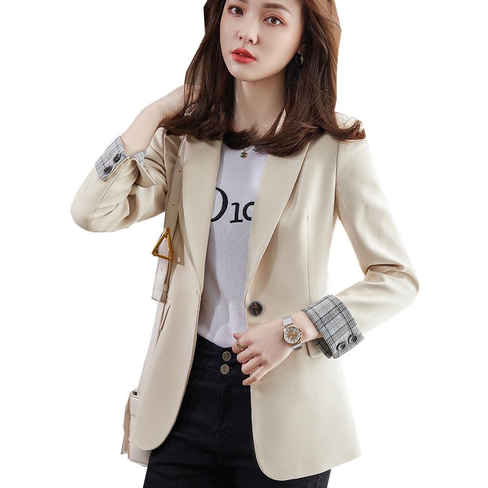 Blazer pour femmes - Apricot Blazer 2