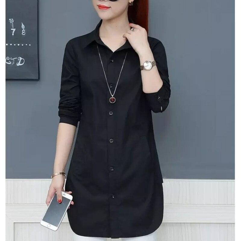 Blouses Longues Femme en Mousseline de Soie black