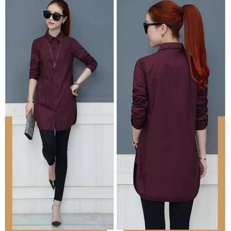 Blouses Longues Femme en Mousseline de Soie