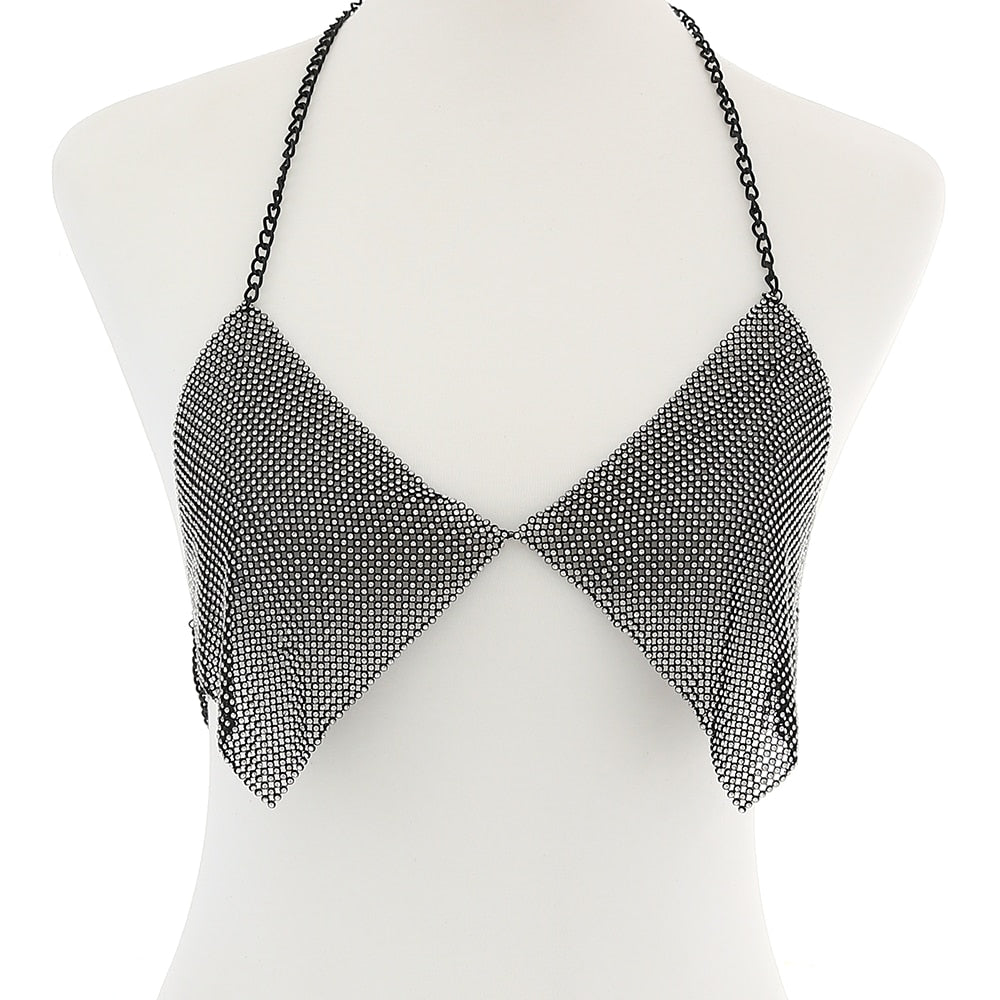 Body Chain Cristal Bijou de corps Bikini Femme