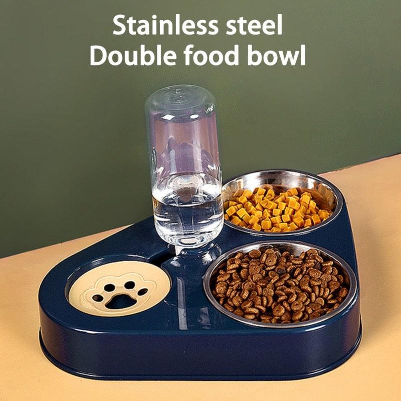 Bol pour Chien et Chat avec Bouteille d'Eau Automatique - 500 ml