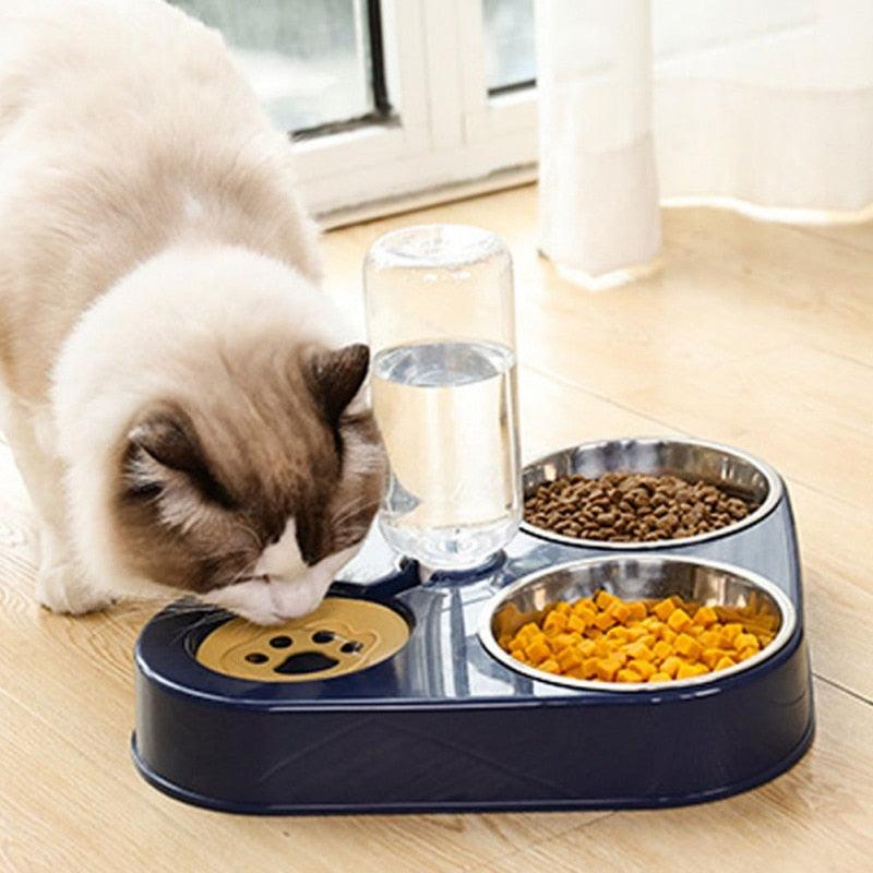 Bol pour Chien et Chat avec Bouteille d'Eau Automatique - 500 ml