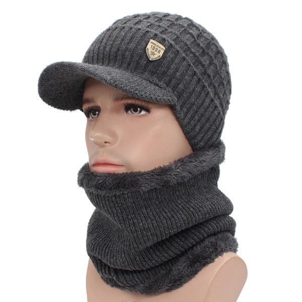 Bonnets d'hiver pour Hommes et Femmes gray set