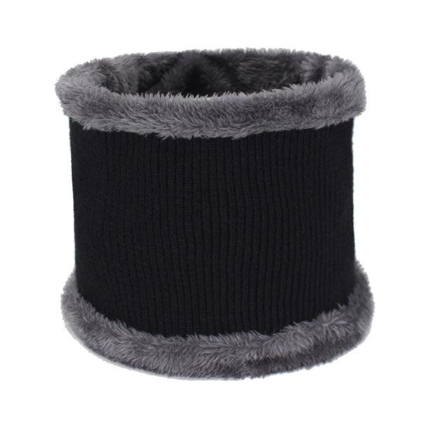 Bonnets d'hiver pour Hommes et Femmes black scarf