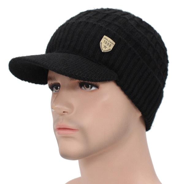 Bonnets d'hiver pour Hommes et Femmes black hat
