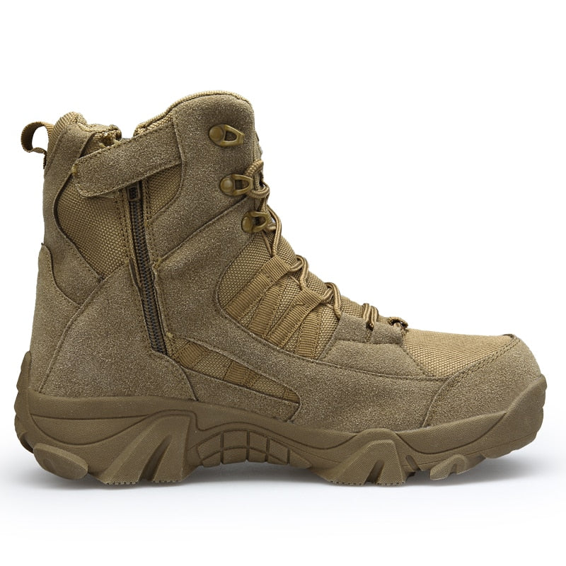Bottes militaires pour homme pour l'automne et l'hiver