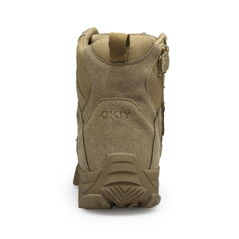 Bottes militaires pour homme pour l'automne et l'hiver
