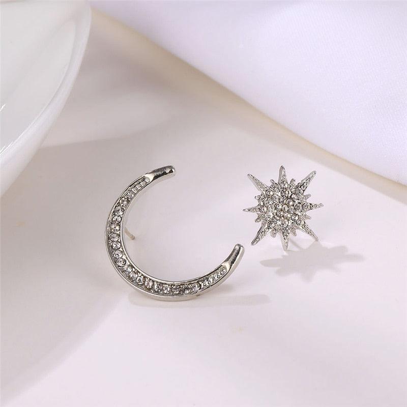 Boucles d'oreilles élégantes en cristal et perles pour femme en gros IFB1544
