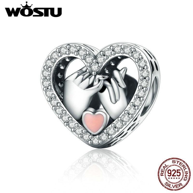 "Bracelet Charme en Argent 925 pour Femmes - Bijou Authentique WOSTU CQC167"
