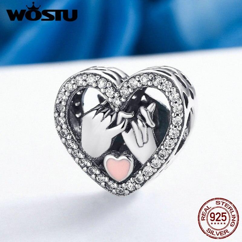 "Bracelet Charme en Argent 925 pour Femmes - Bijou Authentique WOSTU CQC167"