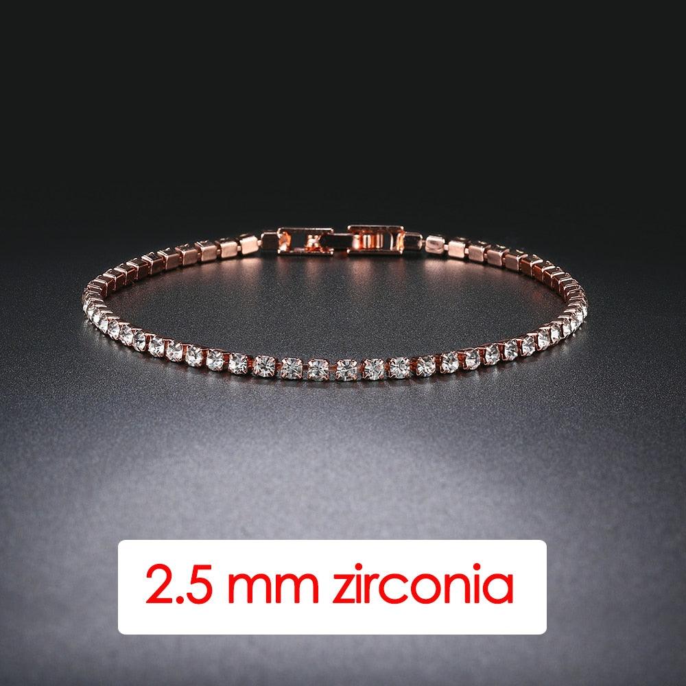 Bracelet Tennis Hip Hop Cristal pour Homme 3/4/5mm Iced Out 2.5mm KC129