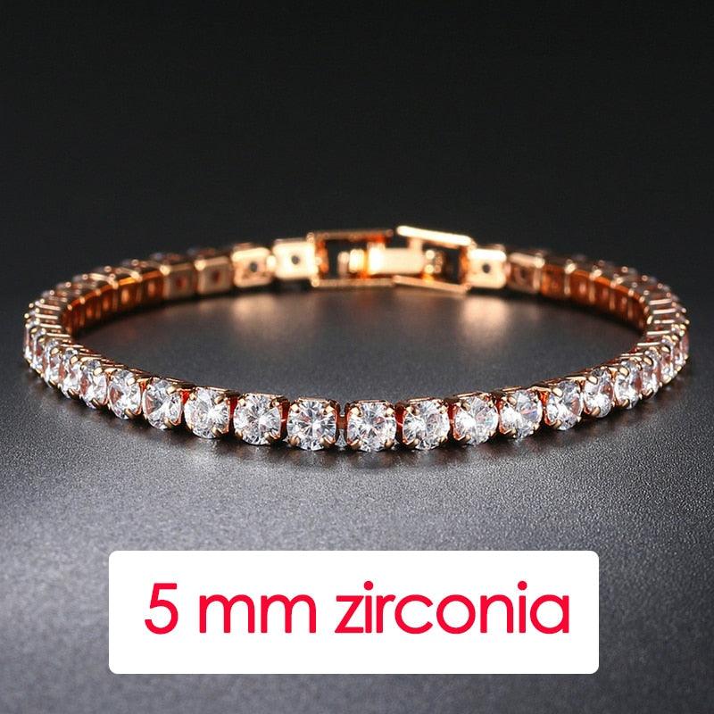 Bracelet Tennis Hip Hop Cristal pour Homme 3/4/5mm Iced Out 5mm H051