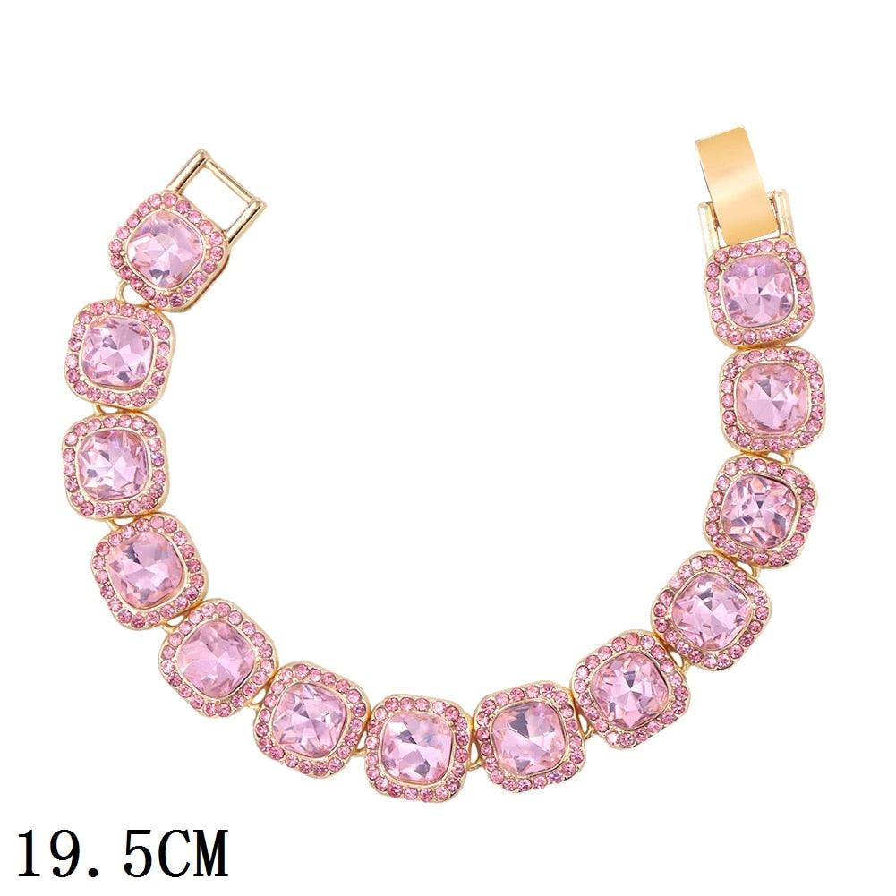 "Bracelet chaîne cubaine Iced Out 12mm de luxe pour femmes et hommes" C012902RR