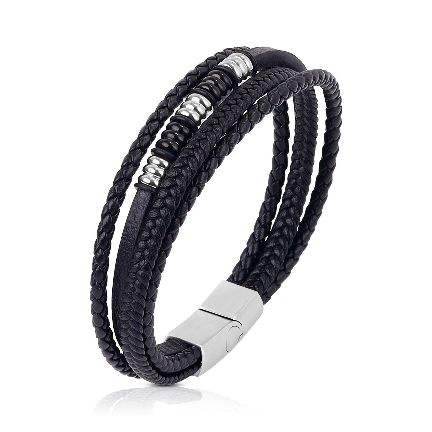 "Bracelet de luxe en acier inoxydable pour homme Style 3