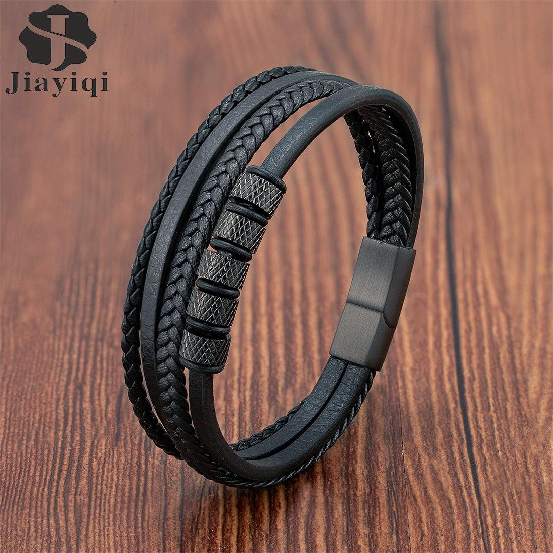 "Bracelet de luxe en acier inoxydable pour homme