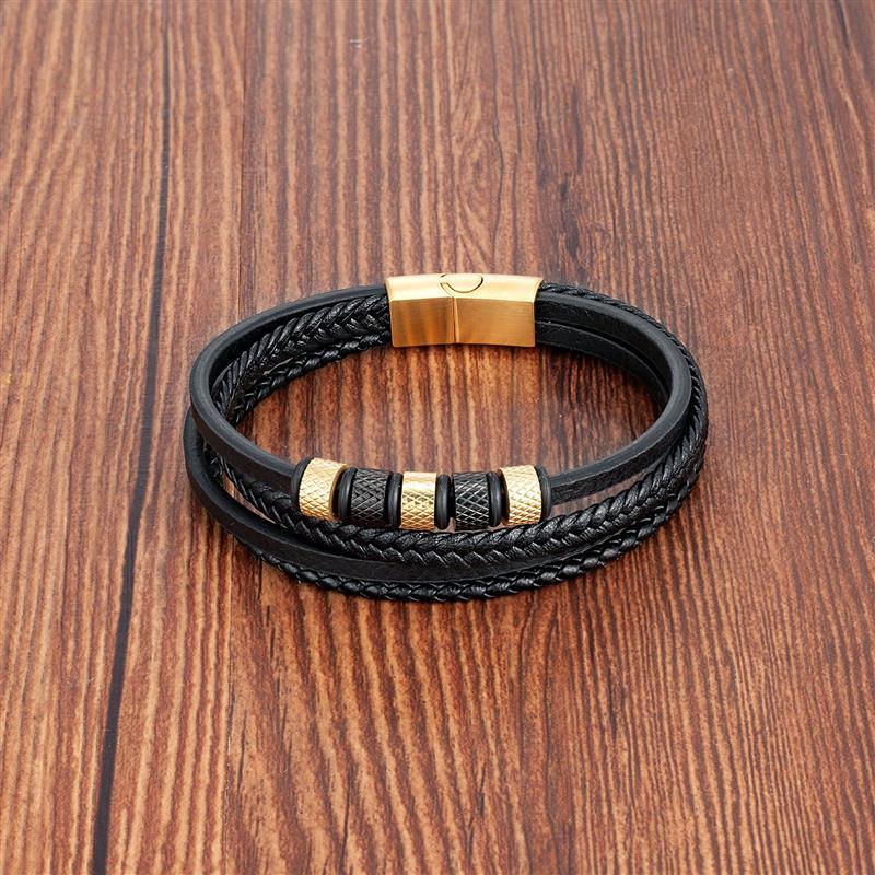 "Bracelet de luxe en acier inoxydable pour homme