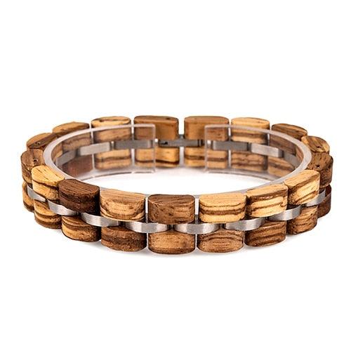 Bracelet en bois Bobo Bird pour hommes et femmes S04-3 women-brwon