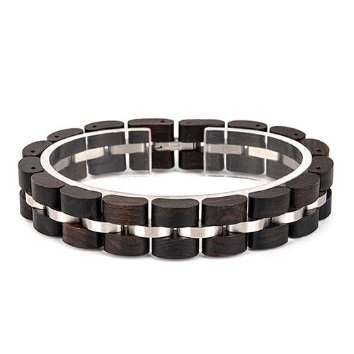 Bracelet en bois Bobo Bird pour hommes et femmes S04-1 women-black