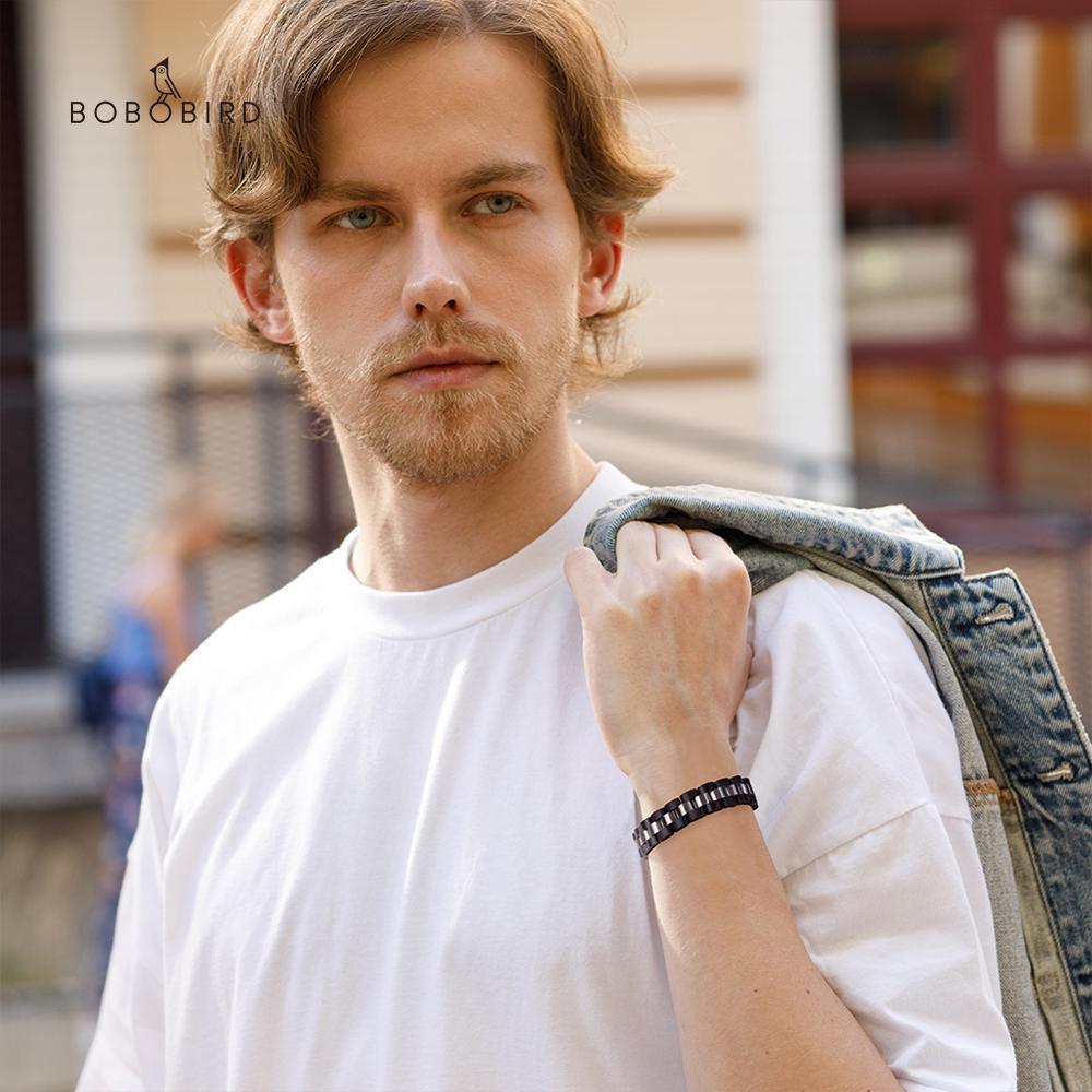 Bracelet en bois Bobo Bird pour hommes et femmes