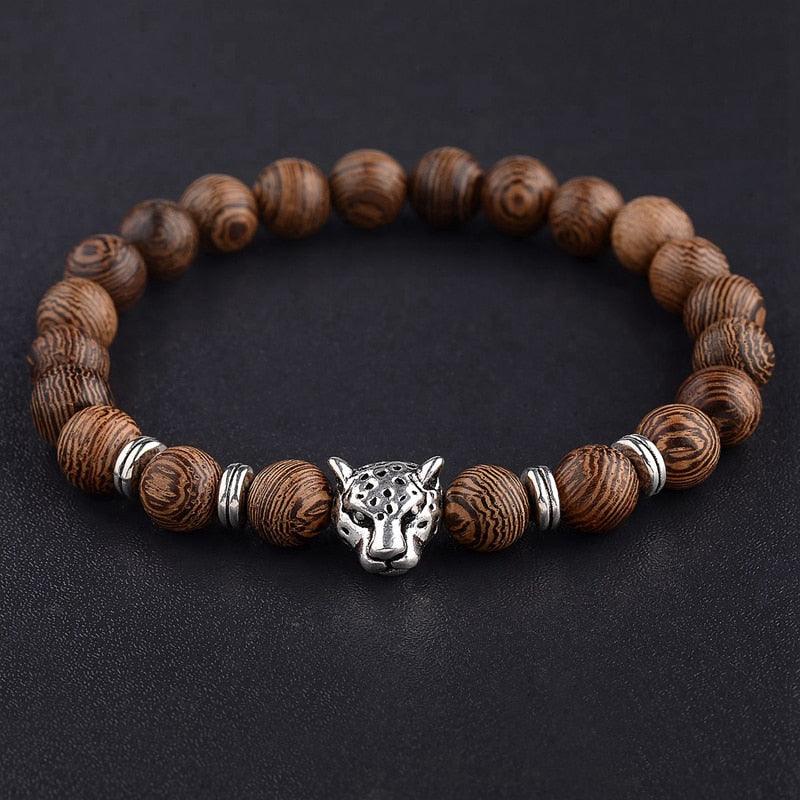 Bracelets en bois naturel pour homme et femme