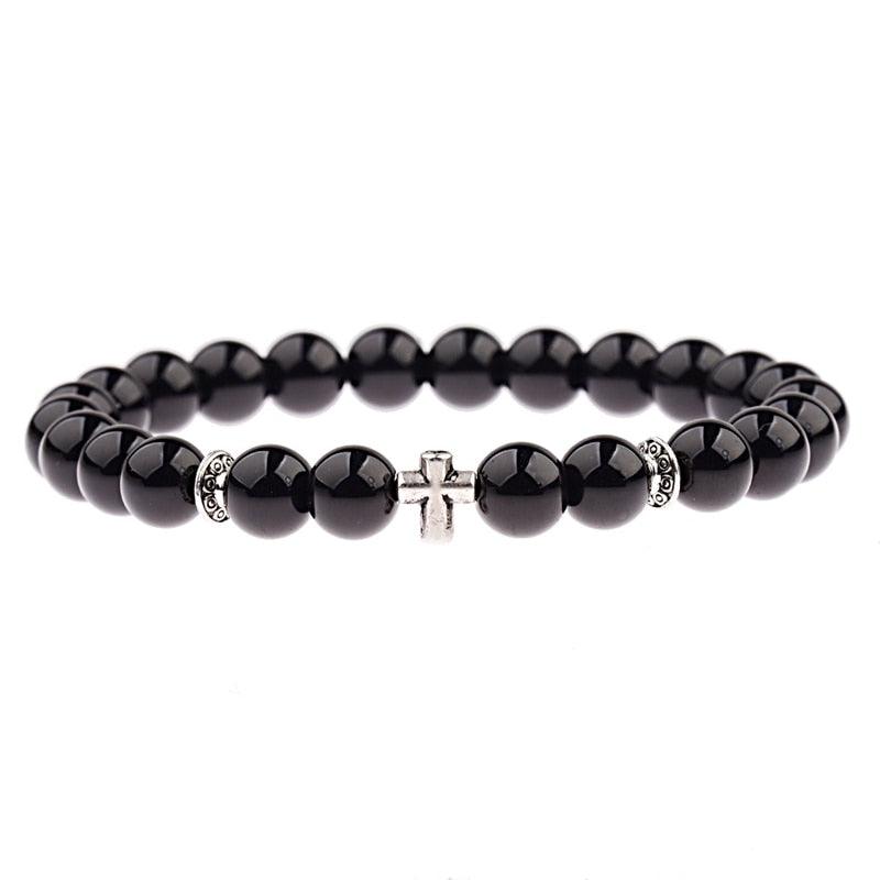 Bracelets en bois naturel pour homme et femme AB180-1