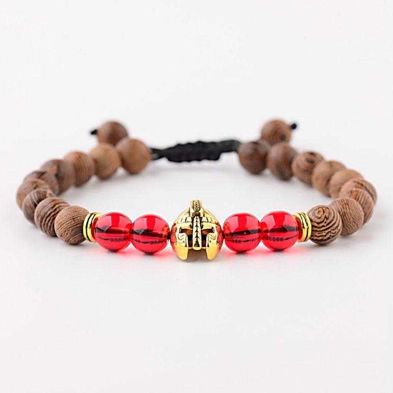 Bracelets en bois naturel pour homme et femme ABK040-8