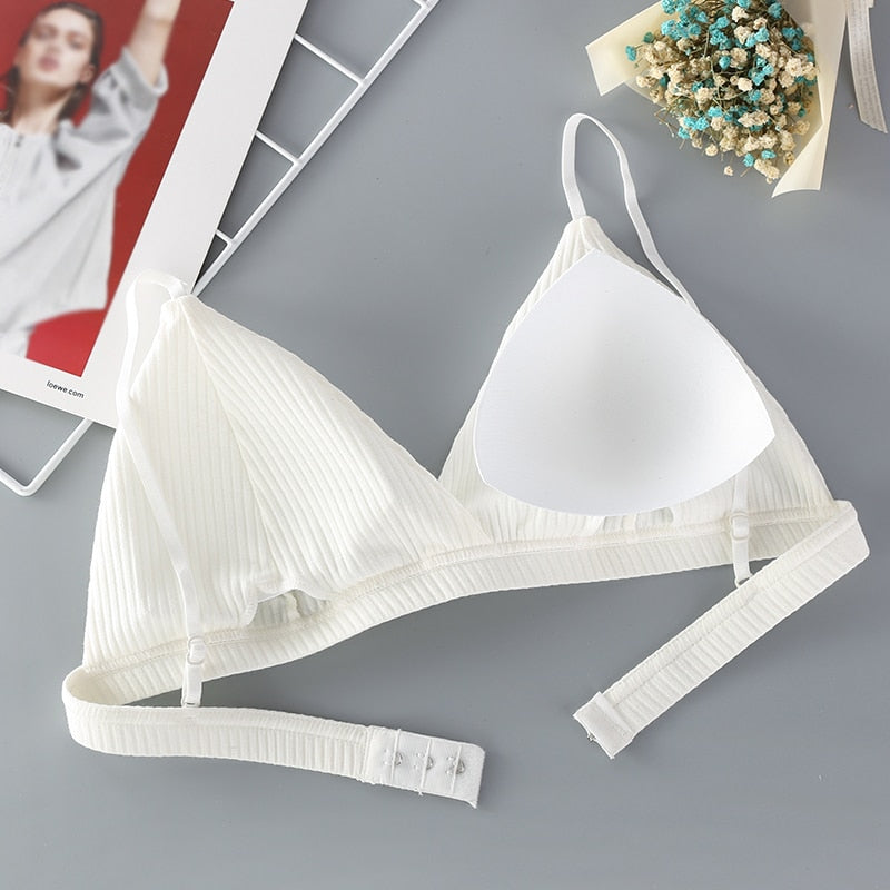 Brassière en coton pour femme - Lingerie sexy confortable