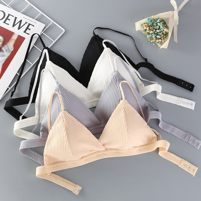 Brassière en coton pour femme - Lingerie sexy confortable