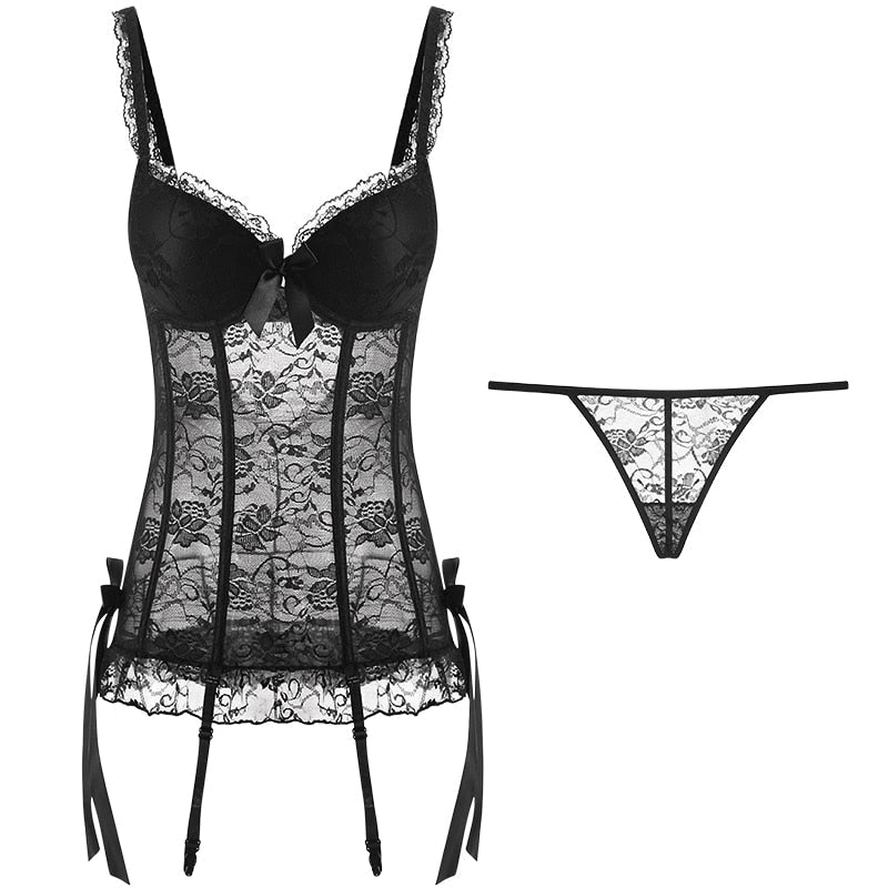 Bustier et corset gothique sexy pour femmes
