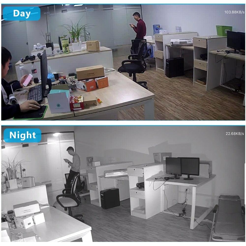 Caméra IP PTZ 1080P Wifi dôme