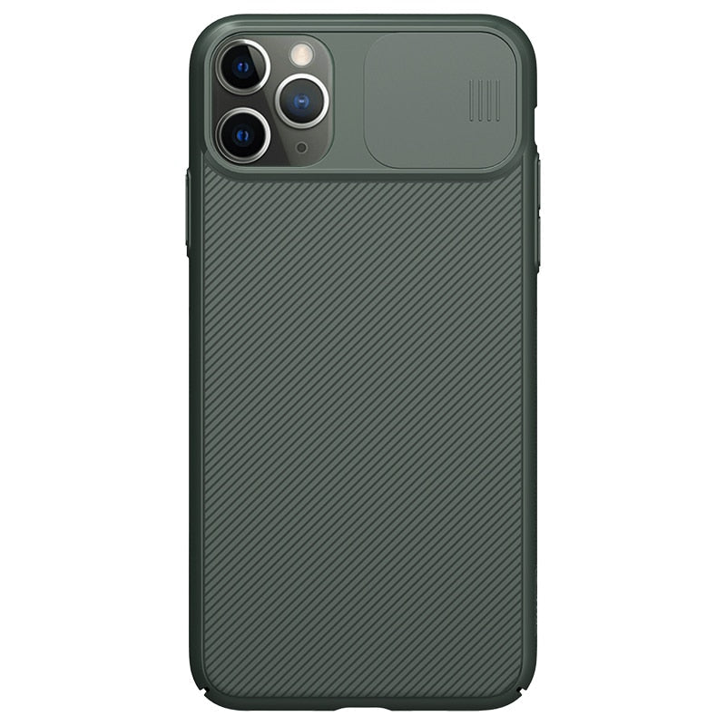 Caméra Protection Case pour iPhone 12/Pro/Max/Mini Dark green