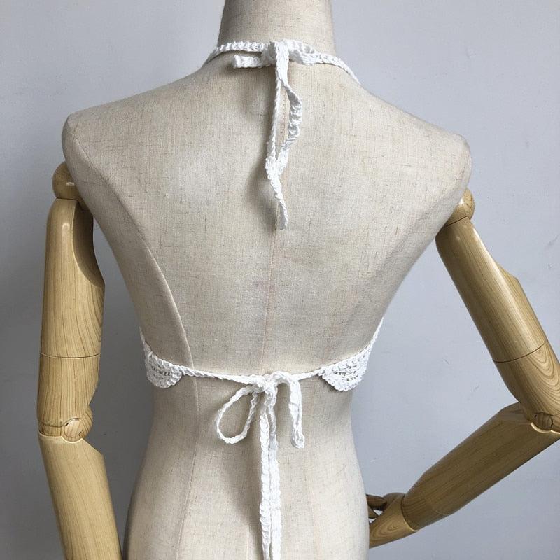"Camisole de plage sexy avec franges pour femmes"