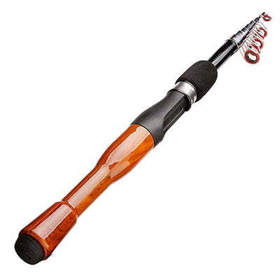 Canne à pêche Lure 1.3m 1.6m 1.8m en carbone pour spinning, casting et baitcasting Black Spinning Rod