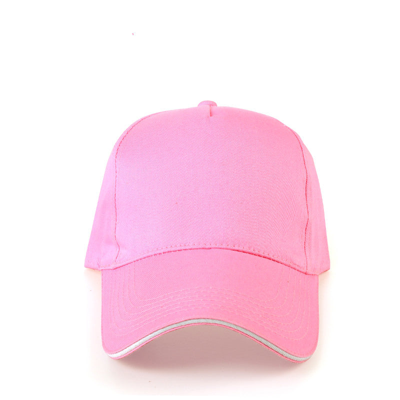 Casquettes personnalisées avec broderie et impression | AOMshop Light Pink