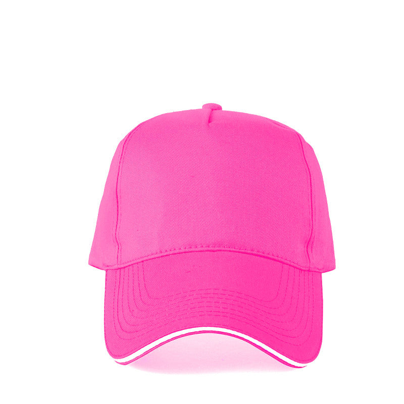 Casquettes personnalisées avec broderie et impression | AOMshop Rose Red