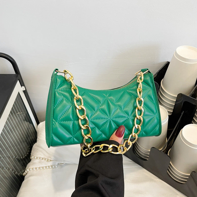Casual Clashing Underarm Bag | Les meilleurs choix sur AOMshop Green
