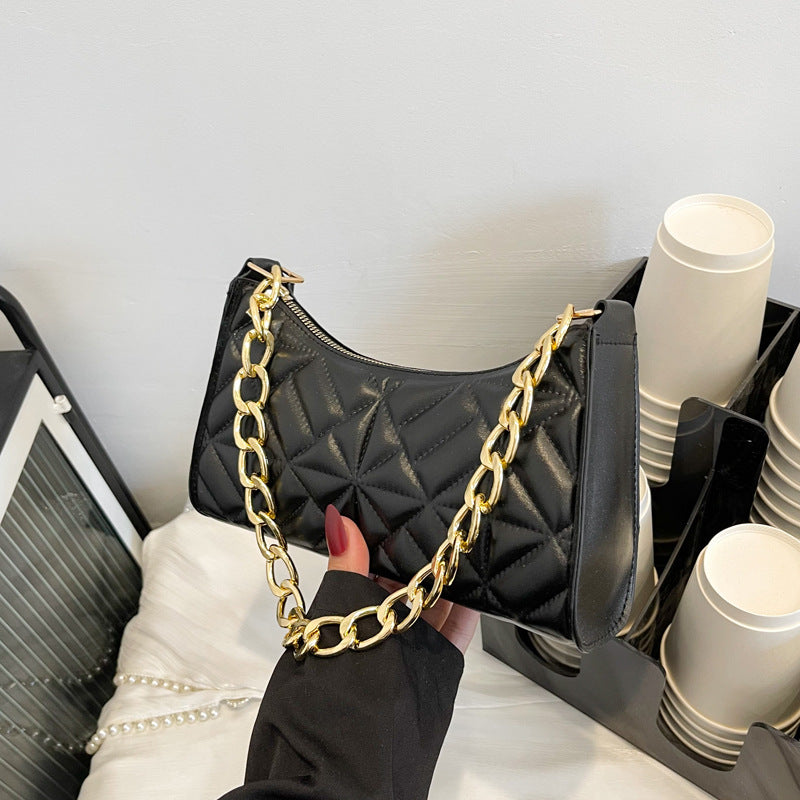 Casual Clashing Underarm Bag | Les meilleurs choix sur AOMshop Black