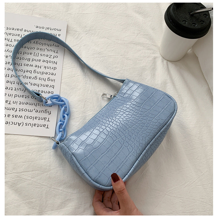 Casual Clashing Underarm Bag | Les meilleurs choix sur AOMshop Blue2