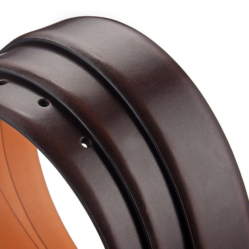 Ceinture Homme en Cuir Véritable de Luxe pour Jeans