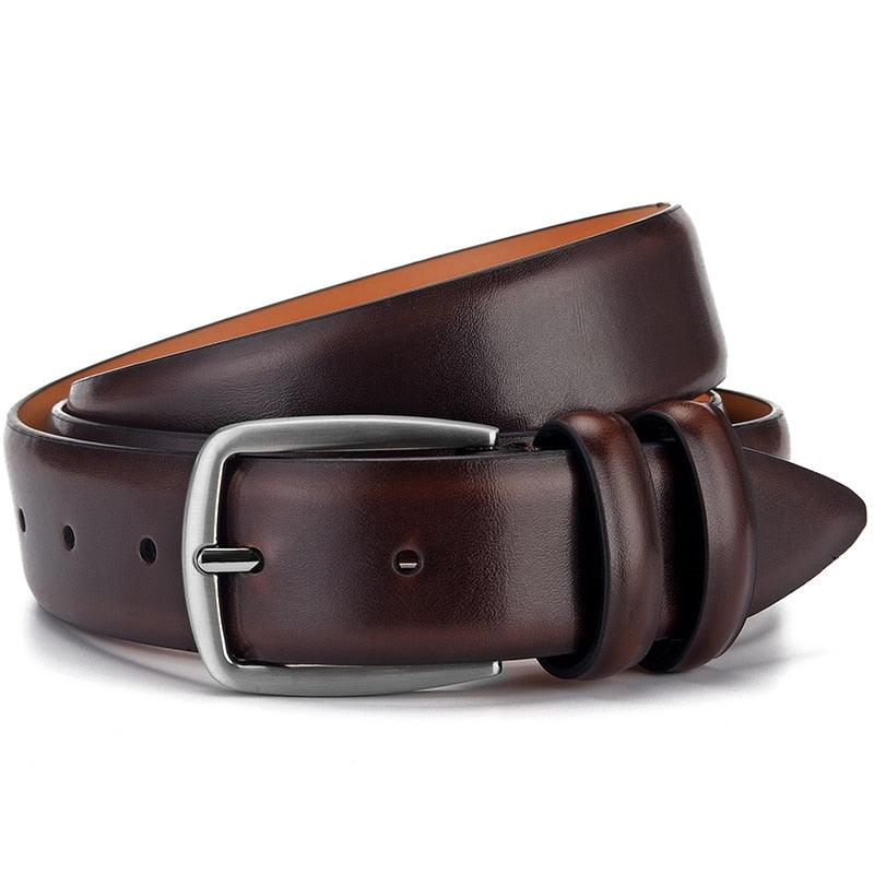 Ceinture Homme en Cuir Véritable de Luxe pour Jeans